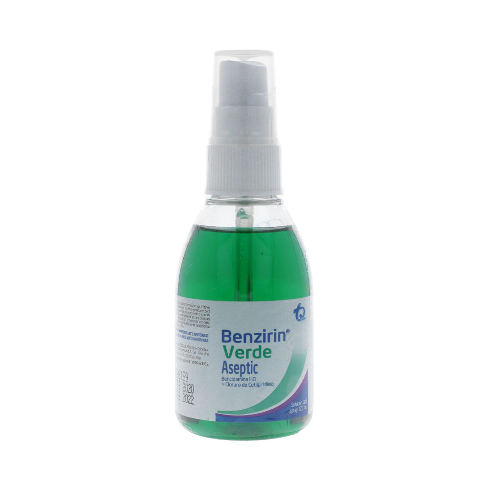 BENZIRIN VERDE Antiinflamatorio Anest sico Antis ptico T pico 